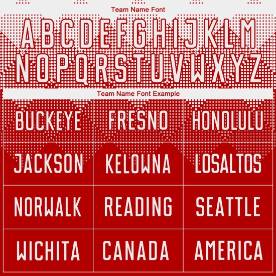 Red Sublimation White Soccer Uniform Jersey Custom Red Sublimation White Soccer Uniform Jersey Custom