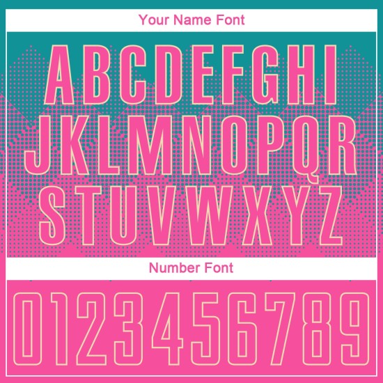 Uniform Sublimation Jersey Soccer Custom Teal Pink-Cream