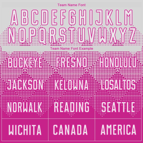 Uniform White Deep Pink Custom Sublimation Soccer Jersey Uniform White Deep Pink Custom Sublimation Soccer Jersey