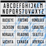 Custom White Blue Jersey Black-Light Sublimation Uniform Soccer Custom White Blue Jersey Black-Light Sublimation Uniform Soccer