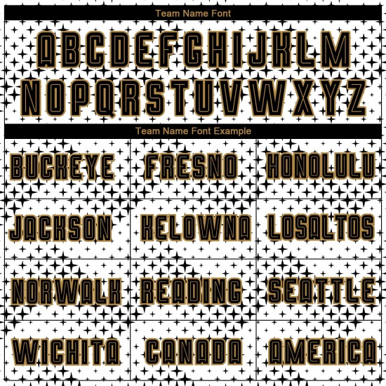 Uniform Soccer White Sublimation Custom Black-Old Gold Jersey