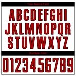 Sublimation White Soccer Custom Red-Black Uniform Jersey Sublimation White Soccer Custom Red-Black Uniform Jersey