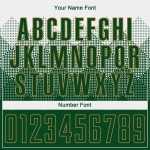 Jersey Uniform Gold Sublimation Custom Green-Old Soccer White Jersey Uniform Gold Sublimation Custom Green-Old Soccer White